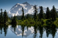 Mt. Shuksan reflection off of Picture Lake