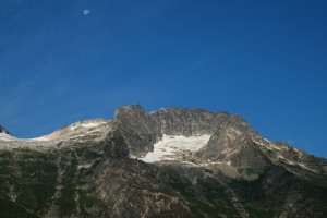 Mt. Tricouni as seen from Junction Camp Sites.