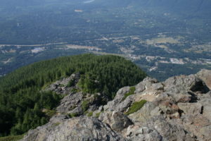 View from the top, over North Bend