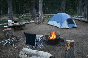 Base camp at Cold Springs Campground