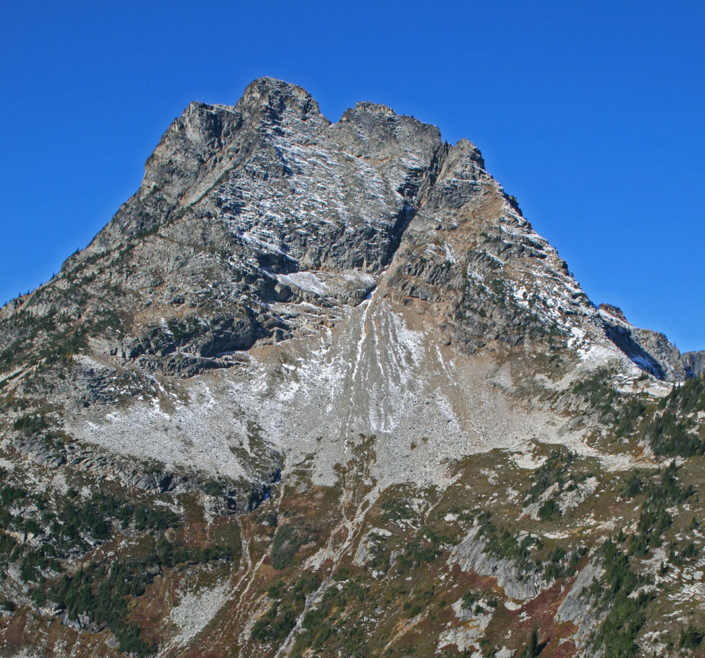Another view of Corteo Peak, rising above Maple Creek drainage