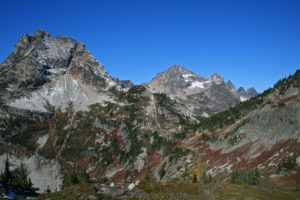 Corteo Peak, with Black Peak in the background.