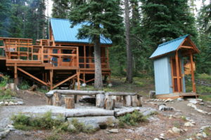High Camp sauna and hot tub
